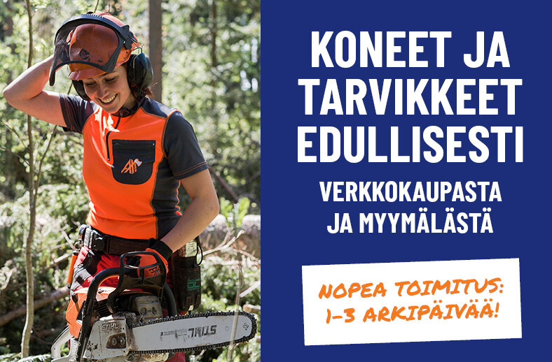 Kaikki koneet ja laitteet edullisesti meiltä 