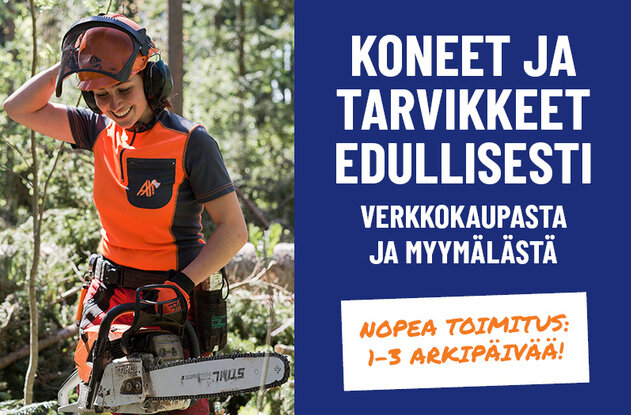 Kaikki koneet ja laitteet edullisesti meiltä 