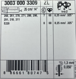 Stihl Terälaippa .325" 1,3 mm 14"/35cm LIGHT 04, 3003 000 3309