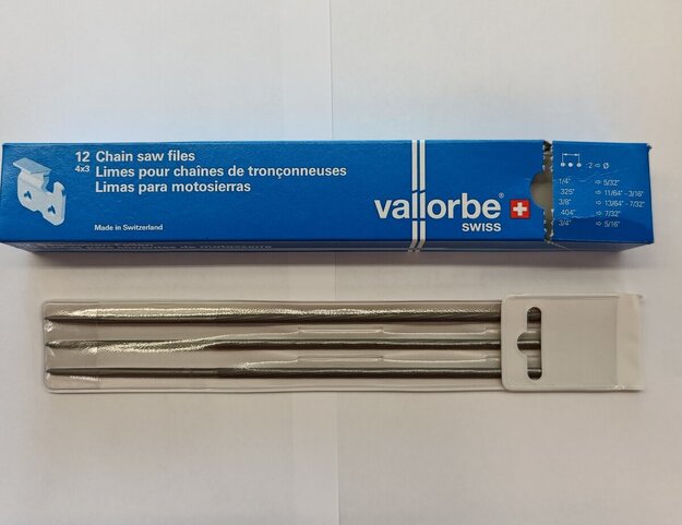 Vallorbe moottorisahaviilat 12 kpl